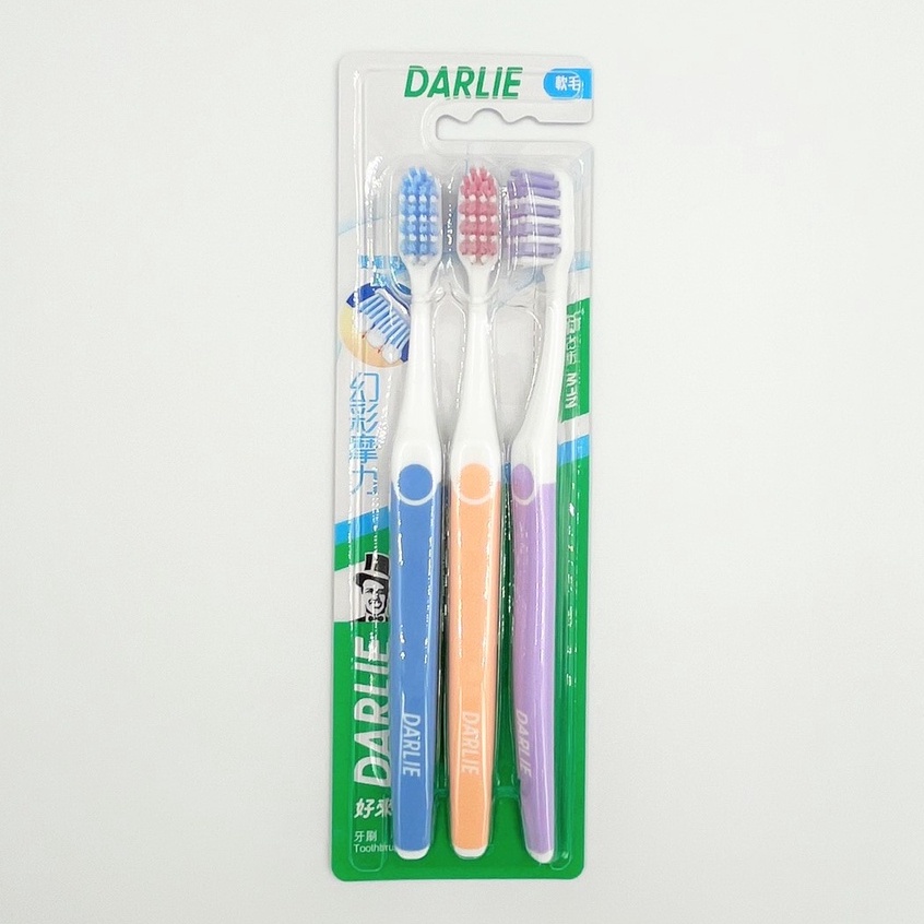 黑人 好來 幻彩摩力牙刷 軟毛 3入 成人軟毛-細節圖2