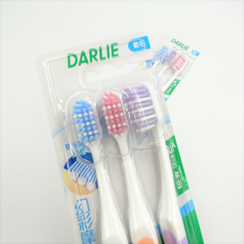 黑人 好來 幻彩摩力牙刷 軟毛 3入 成人軟毛-細節圖3