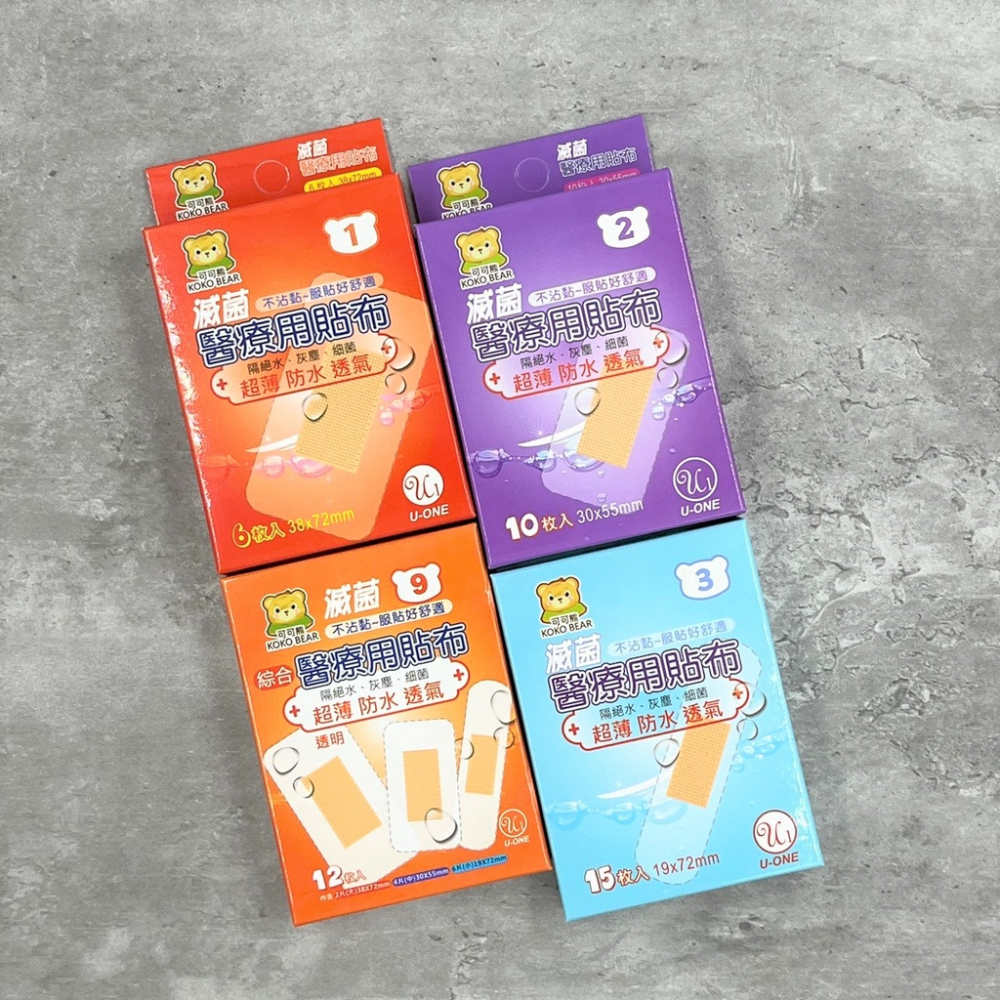 可可熊 保爾多福 滅菌透明醫療貼布 醫療用 OK繃 6枚38*72mm 10枚30*55mm 15枚19*72mm-細節圖4