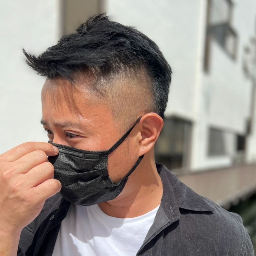 神秘黑_成人醫療寬耳帶平面口罩_台灣製_雙鋼印_獨立包裝_40入_瑪思克MASKE-細節圖2