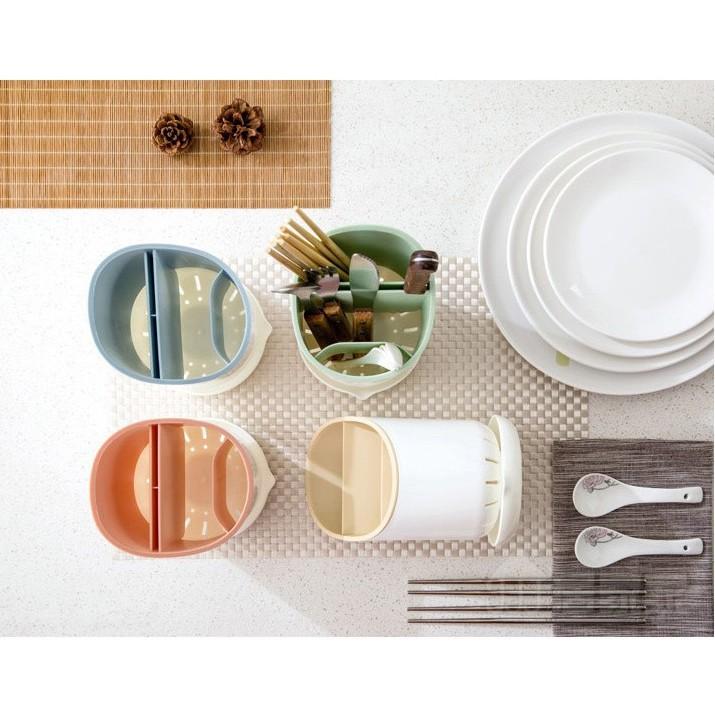 【非常好買】餐具分層收納瀝水筒 廚房餐具分層收納筷子湯匙瀝水筒/筷子盒廚房用品-細節圖3