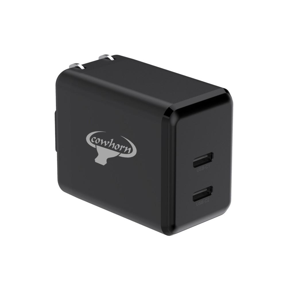 快充旅充頭Cowhorn牛頭45W PD雙孔氮化鎵-細節圖3