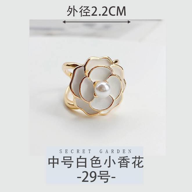 胸針 別針 大衣襯衫禮服西裝胸針 配飾 裝飾 小香風 防走光扣 針式免縫鈕扣 山茶花絲巾扣 小香風-細節圖9