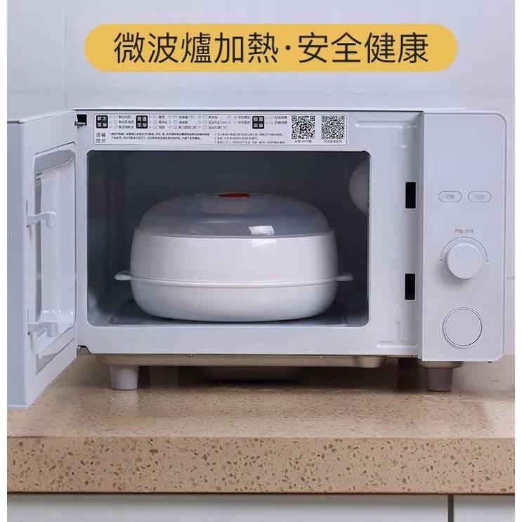 微波爐蒸籠微波料理保鮮盒  蒸鍋 微波盒 料理用品-細節圖8