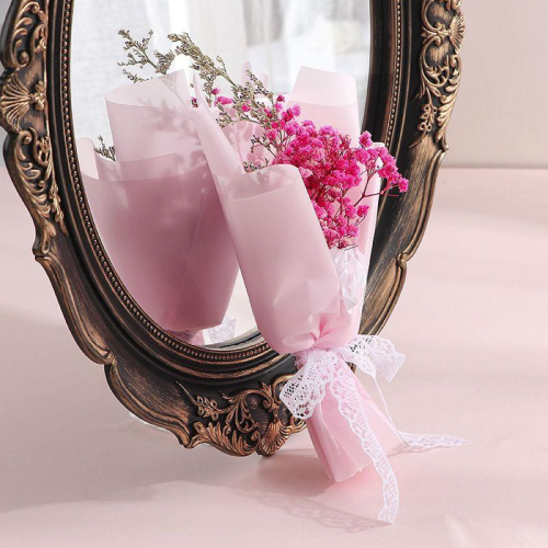 永生花 滿天星 玫瑰花束 質感 包裝材料 婚禮小物 節慶 交換禮物 迷你花束