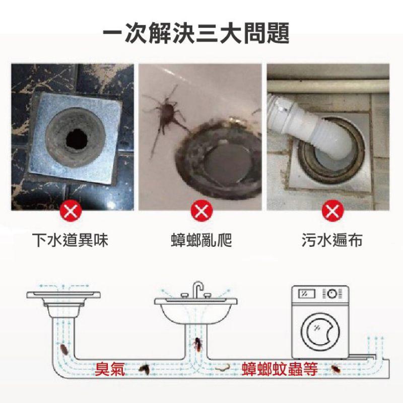 防臭地漏 地漏 落水頭 防蟲 灰色地漏芯 排水孔 地漏塞-細節圖2