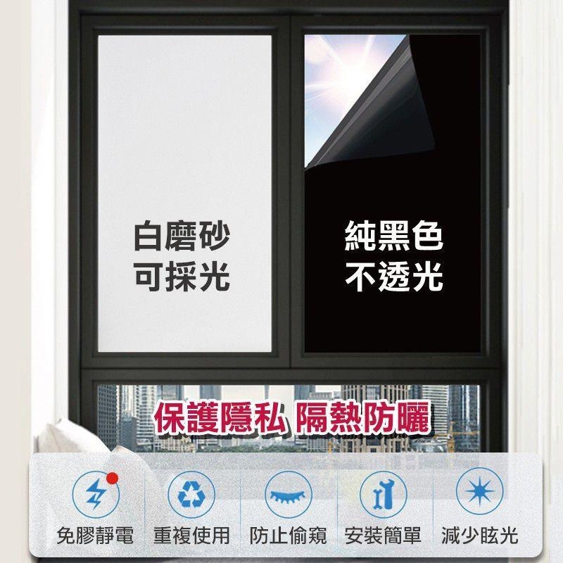 抗UV玻璃靜電貼  加長版   無膠靜電玻璃貼膜 居家辦公室窗貼窗戶玻璃貼紙-細節圖7