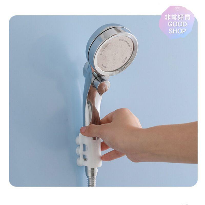 免釘花灑吸盤 橡膠吸盤蓮蓬頭架 花灑支架 蓮蓬頭座-細節圖7