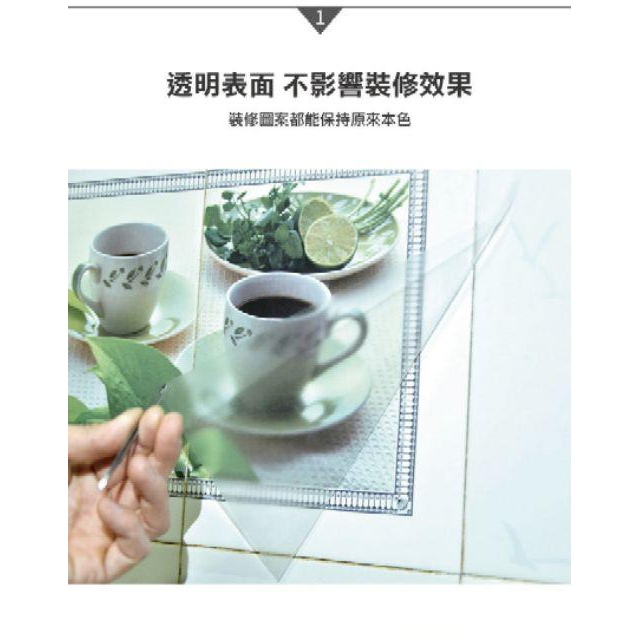 防油貼【非常好買】廚房透明耐熱防油保護貼隔油貼紙 DIY壁貼 美化廚房貼 廚房玻璃貼 防油煙牆貼壁貼-細節圖9