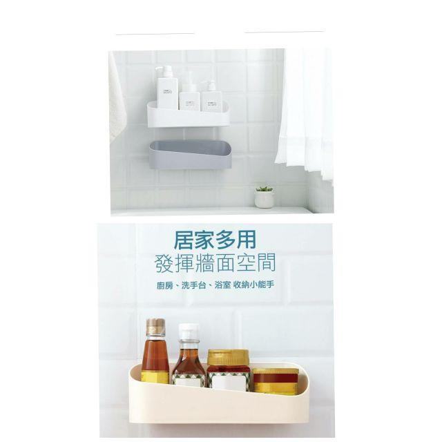 免鑽孔浴室收納架 🌸【非常好買】廚房收納架無印風格 浴室置物架 廚房收納 衛浴置物架 幾何置物架團購破千-細節圖4