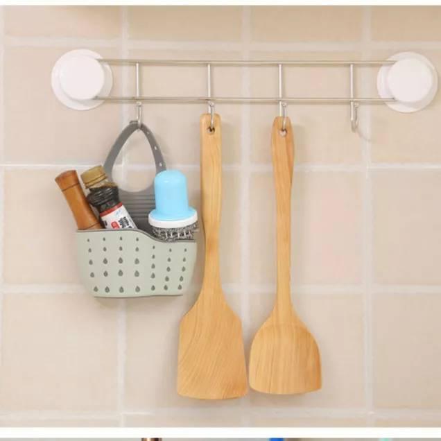 【好買商城】多用途水槽瀝水收納籃  菜瓜布收納籃 兩用雜物瀝水籃置物架  雜物收納架 飾品收納-細節圖6