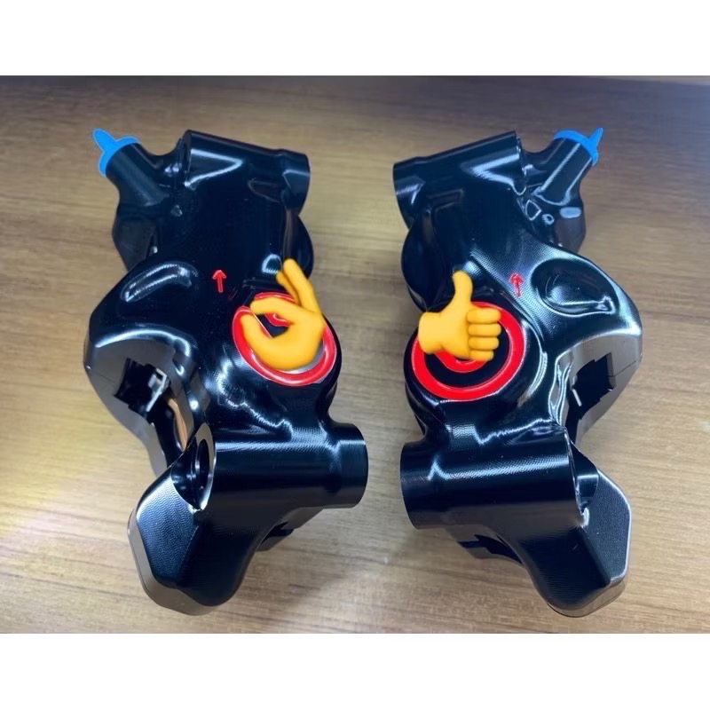 代售Ben>5軸德國cnc製作Brembo 484卡鉗左右卡鉗drg勁戰krn force jet158越南mmbcu-細節圖2