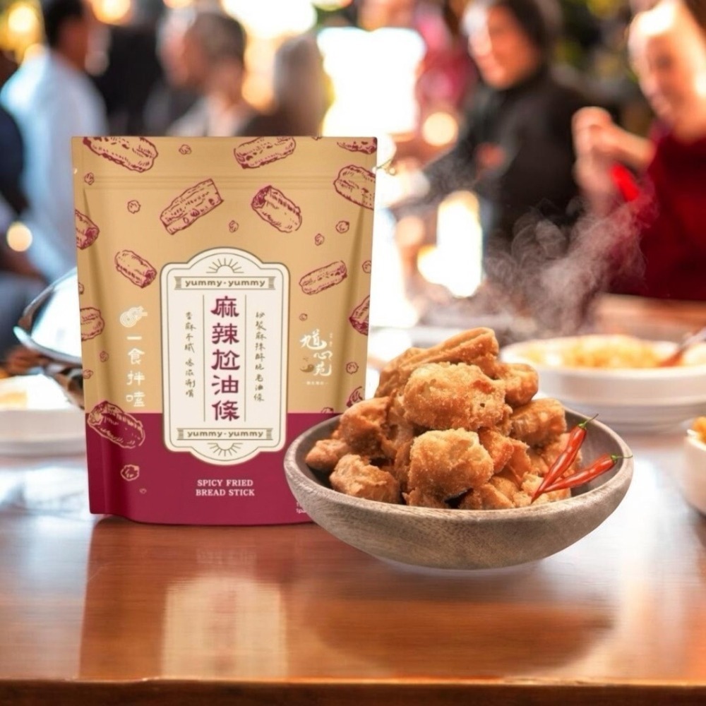 【一食拌嗑】麻辣油條x6袋組｜馗心苑聯名酥脆不油膩、火鍋、牛肉麵神搭檔！iOPEN團購最划算｜限2組，2組以上請分單-細節圖3