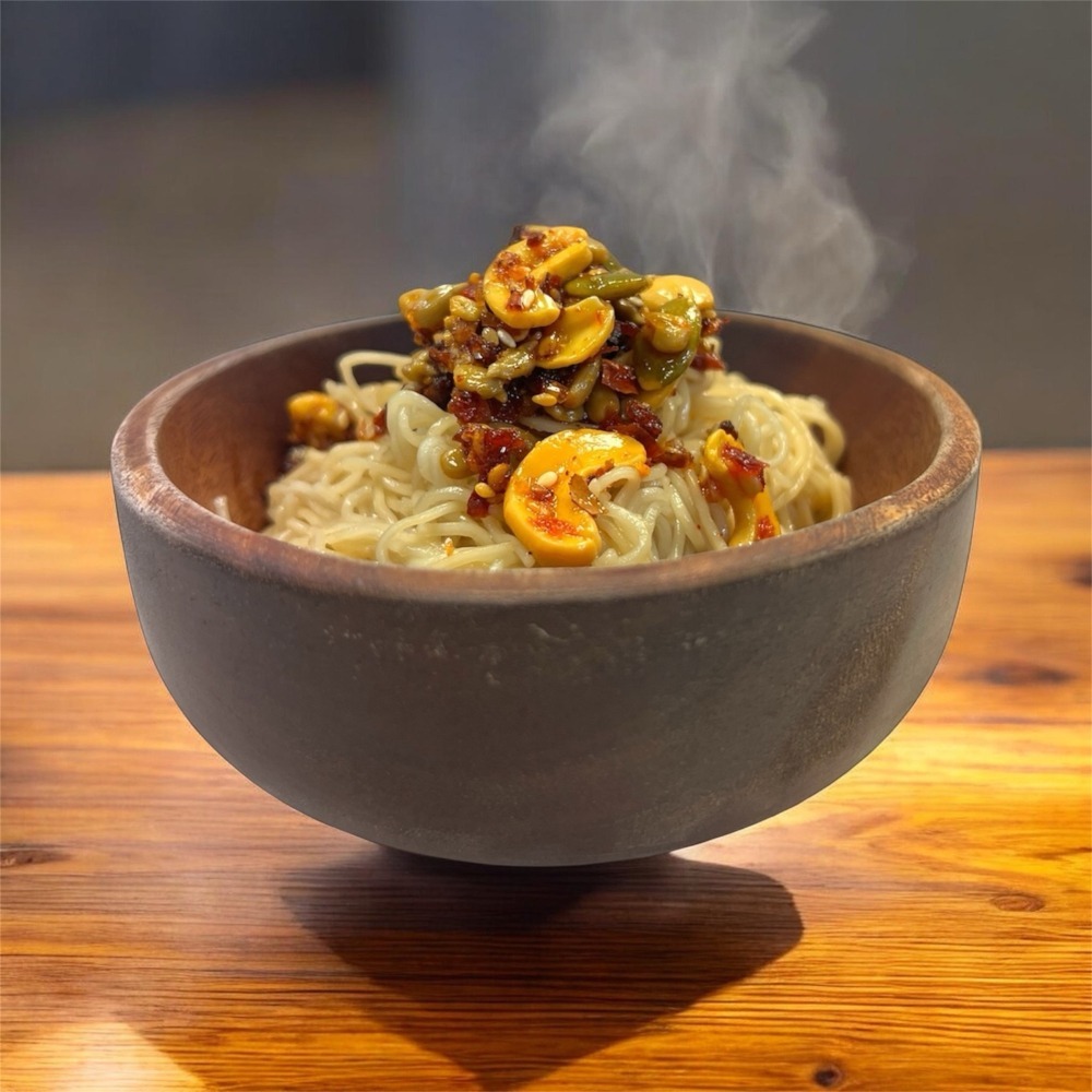 【一食拌嗑】堅果尬辣醬x6入組｜拌麵拌飯萬用神醬、香辣脆口超涮嘴！露營必備! iOPEN團購最划算｜限購2組，超過請拆單-細節圖4
