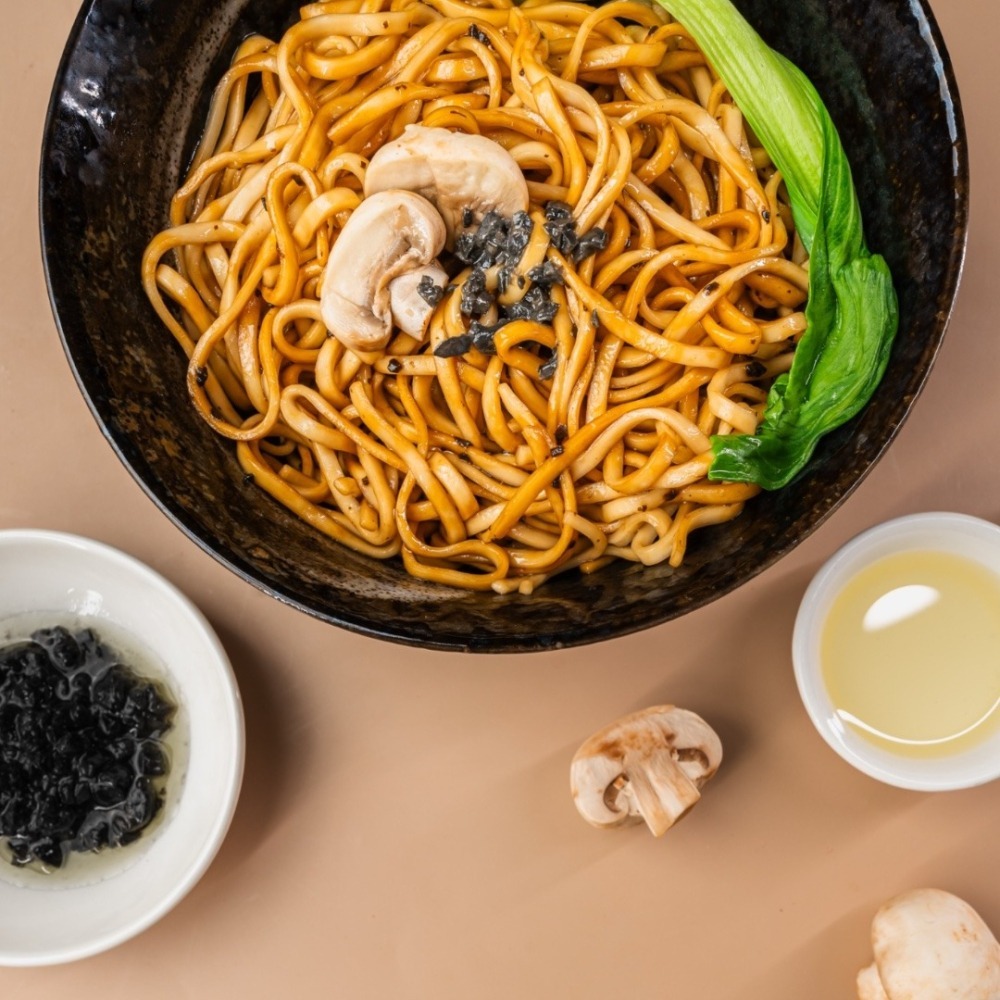 【一食拌嗑】松露菌菇乾拌麵｜黑松露法式風味、搭配獨創松露油-細節圖3
