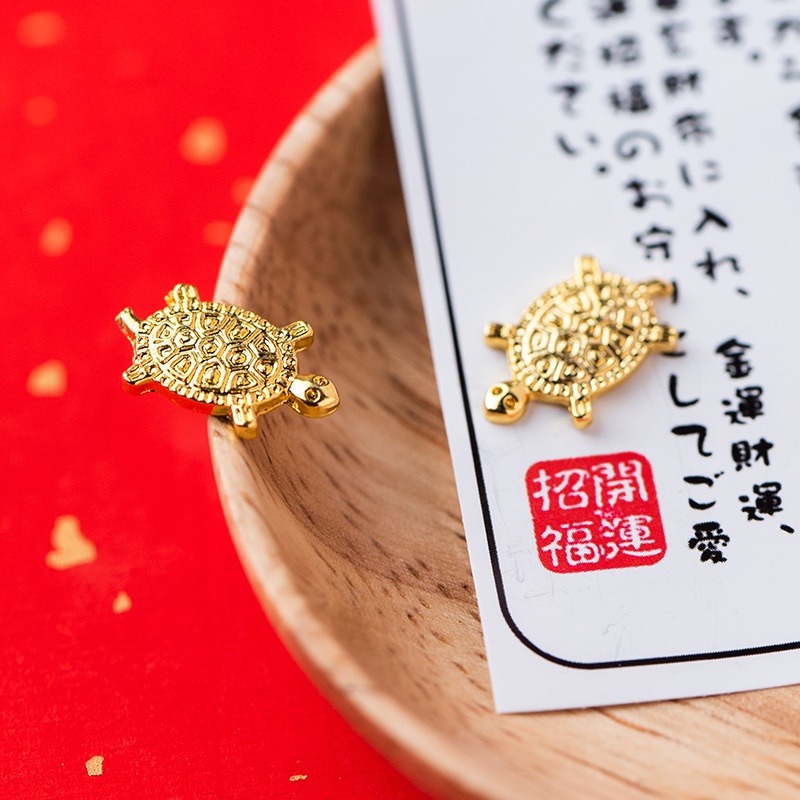 金錢龜 招財龜 小金龜 日本淺草寺錢龜 錢龜 開運小物 招福 錢包招財 金龜 小錢龜【LU001】-細節圖8