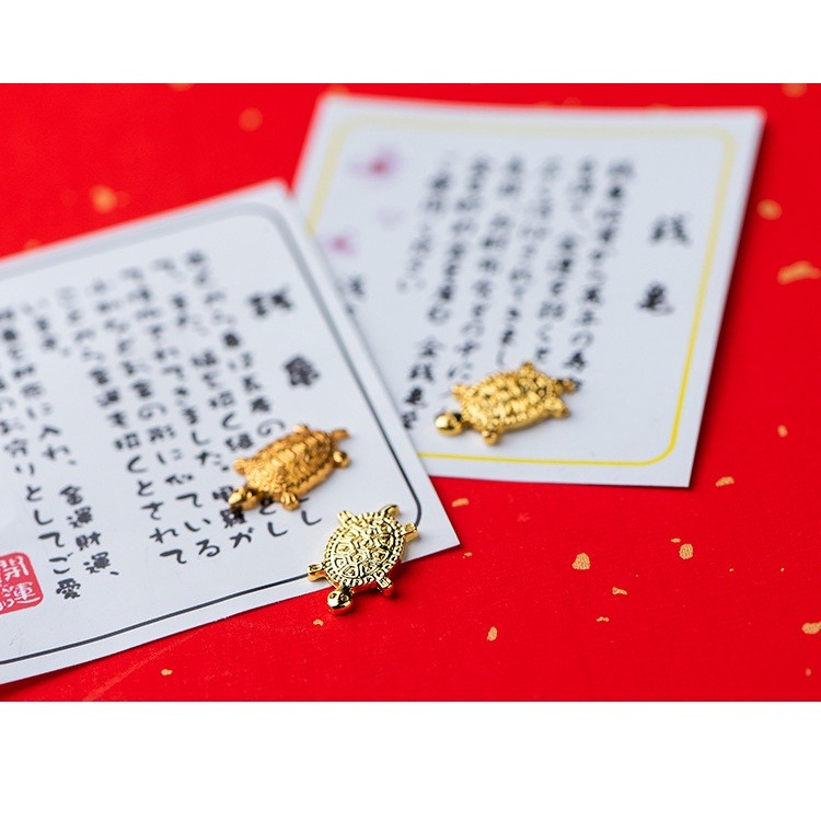 金錢龜 招財龜 小金龜 日本淺草寺錢龜 錢龜 開運小物 招福 錢包招財 金龜 小錢龜【LU001】-細節圖9