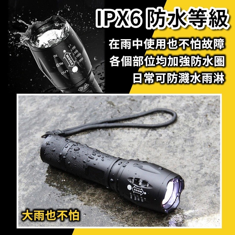 手電筒 強光手電筒 led手電筒 腳踏車燈 手電筒強光 防水手電筒 迷你手電筒 爆亮手電筒【CP148】-細節圖4