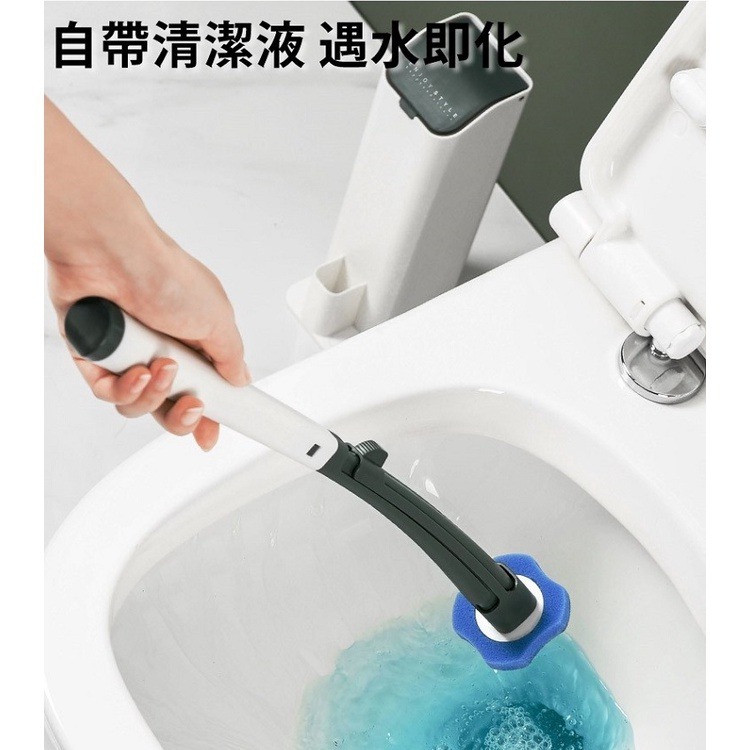 馬桶刷 馬桶刷拋棄式 馬桶刷壁掛 拋棄式馬桶刷 一次性馬桶刷 清潔刷 浴室刷 【RS1368】-細節圖5