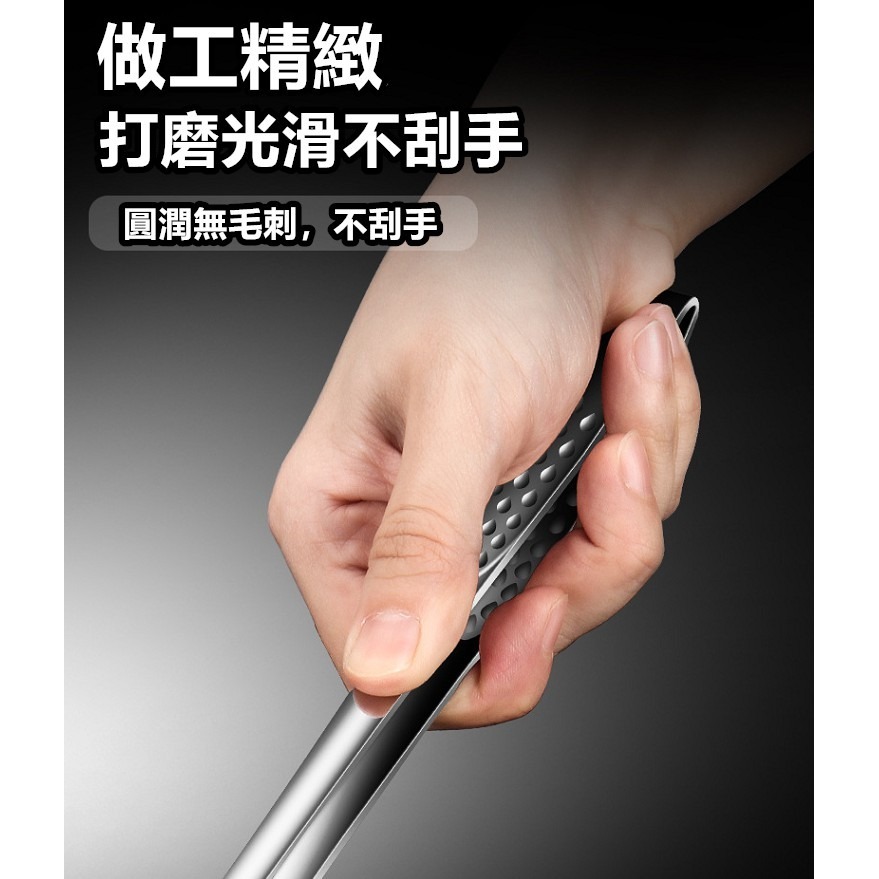 烤肉夾 韓式烤肉夾 304不銹鋼燒烤 食物夾 夾子 烤肉 牛排夾 麵包夾 露營 中秋節 【RS1260】-細節圖7