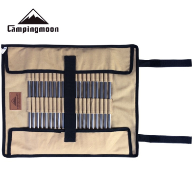 Campingmoon 柯曼 大號 小號 營釘袋 地釘包 可收納 營槌 配件 營繩 可裝20支 帳篷營釘袋【CP046】