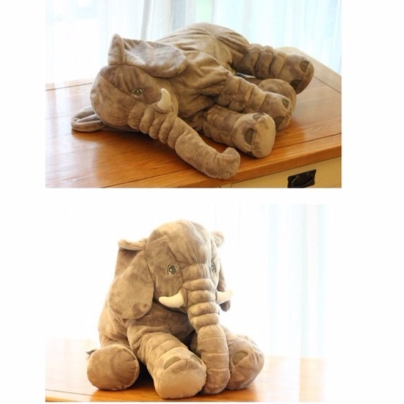 大象抱枕 IKEA 同款 彩色 安撫枕 靠枕 嬰兒 寵物 安撫 抱枕 絨毛娃娃【RS520】-細節圖5