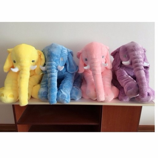 大象抱枕 IKEA 同款 彩色 安撫枕 靠枕 嬰兒 寵物 安撫 抱枕 絨毛娃娃【RS520】-細節圖6