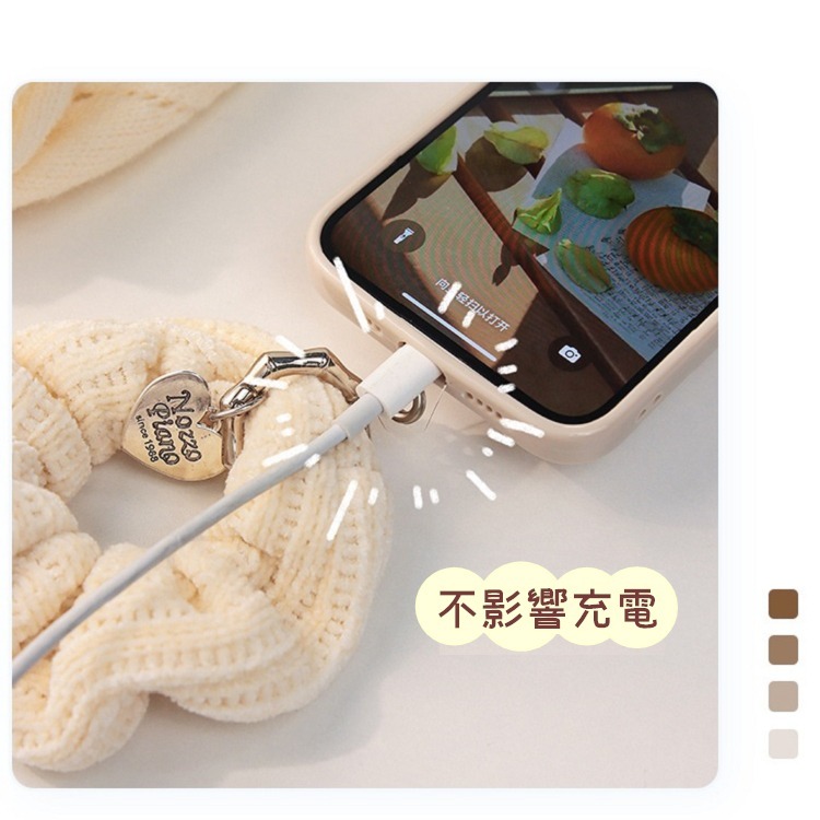 手機掛繩 手機吊飾 手機吊環 絨毛手機殼掛繩 手機殼掛繩 手機扣環 手機手環 造型吊飾【RI401】-細節圖4