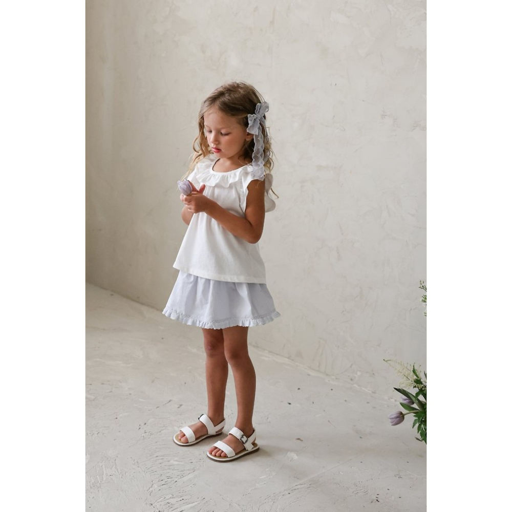 FLO 法式滾邊裙褲-細節圖3