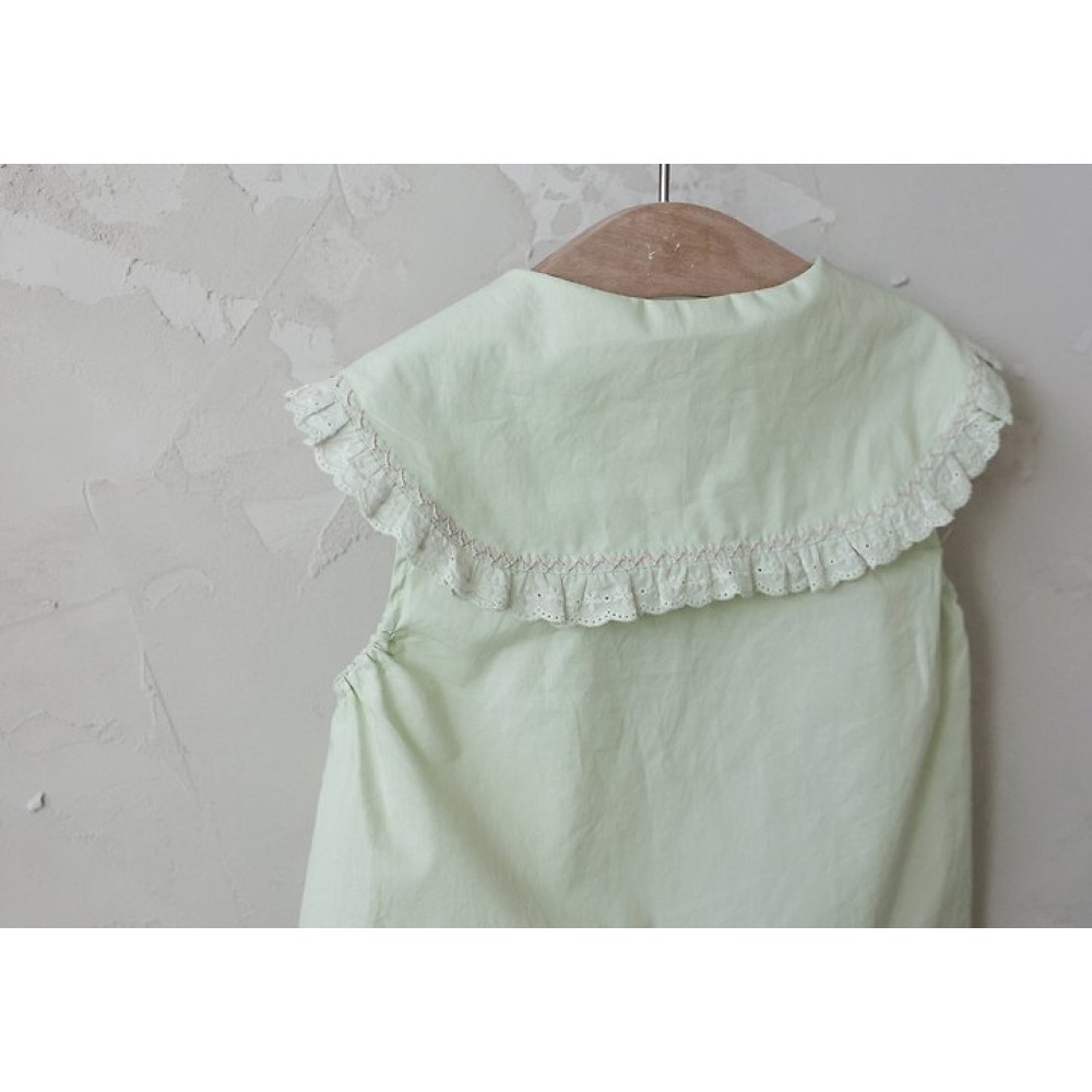 FLO 荷葉領綁帶上衣-細節圖11