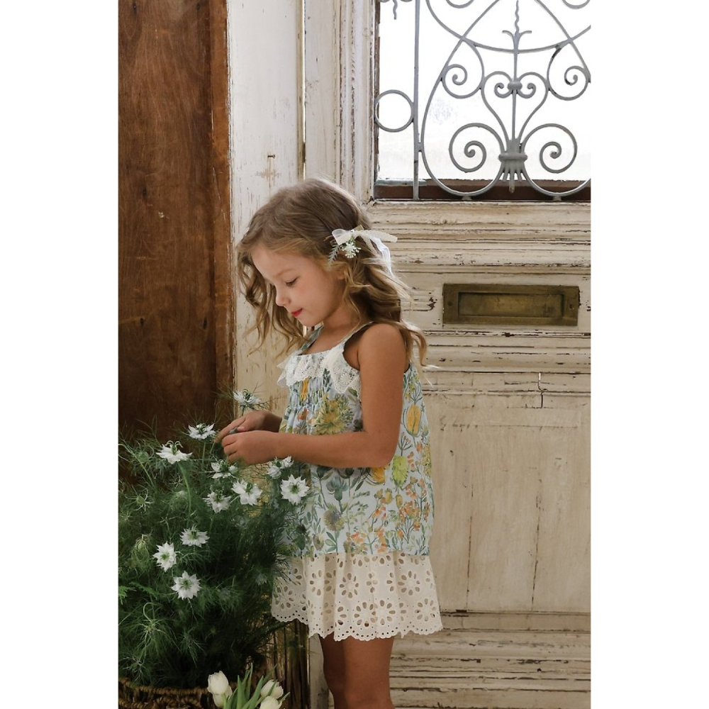 FLO 花雕蕾絲蛋糕短褲-細節圖2