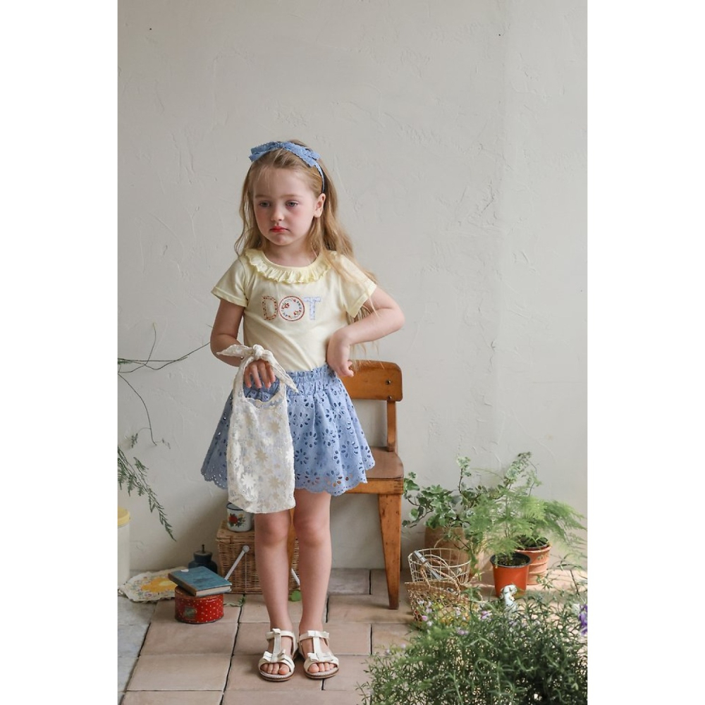 FLO 花雕蕾絲蛋糕短褲-細節圖3