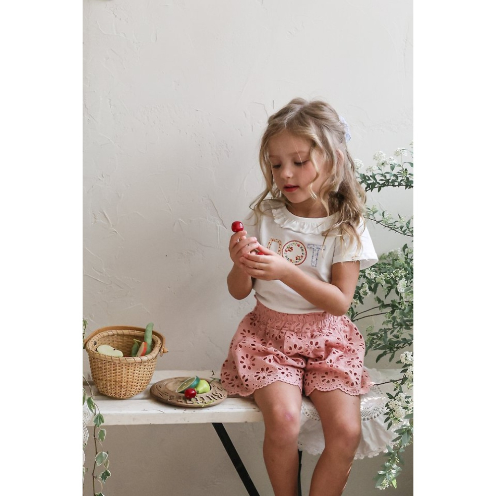 FLO 花雕蕾絲蛋糕短褲-細節圖6