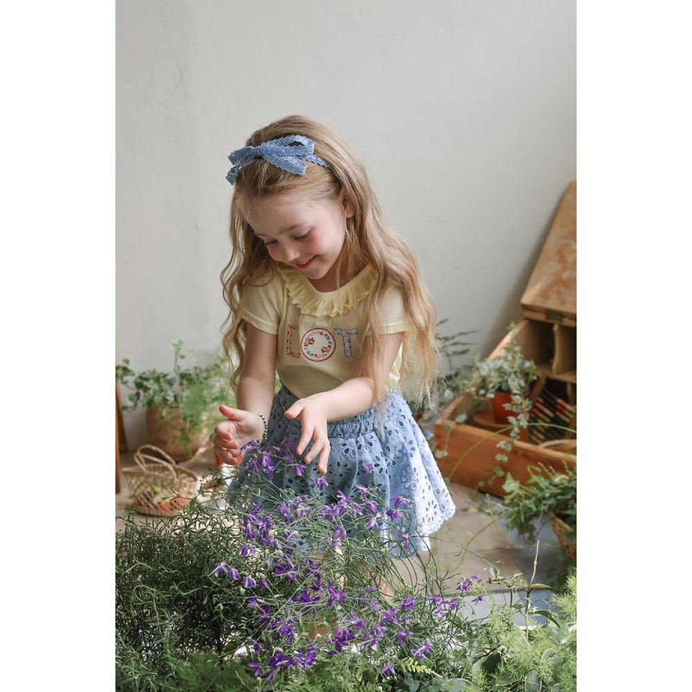 FLO DOT荷葉領上衣-細節圖2