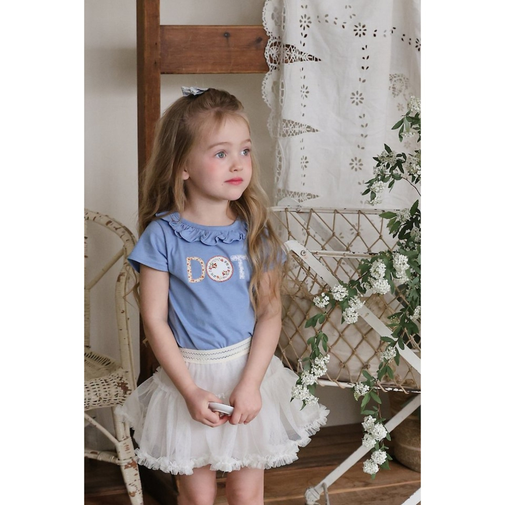 FLO DOT荷葉領上衣-細節圖8