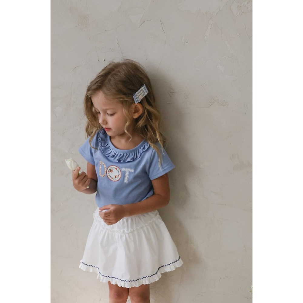 FLO DOT荷葉領上衣-細節圖9