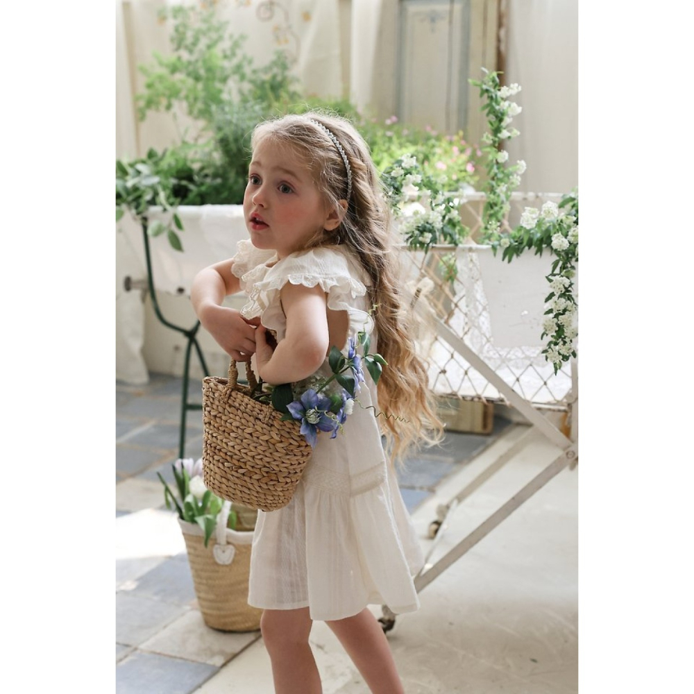 FLO 荷葉領氣質洋裝-細節圖5