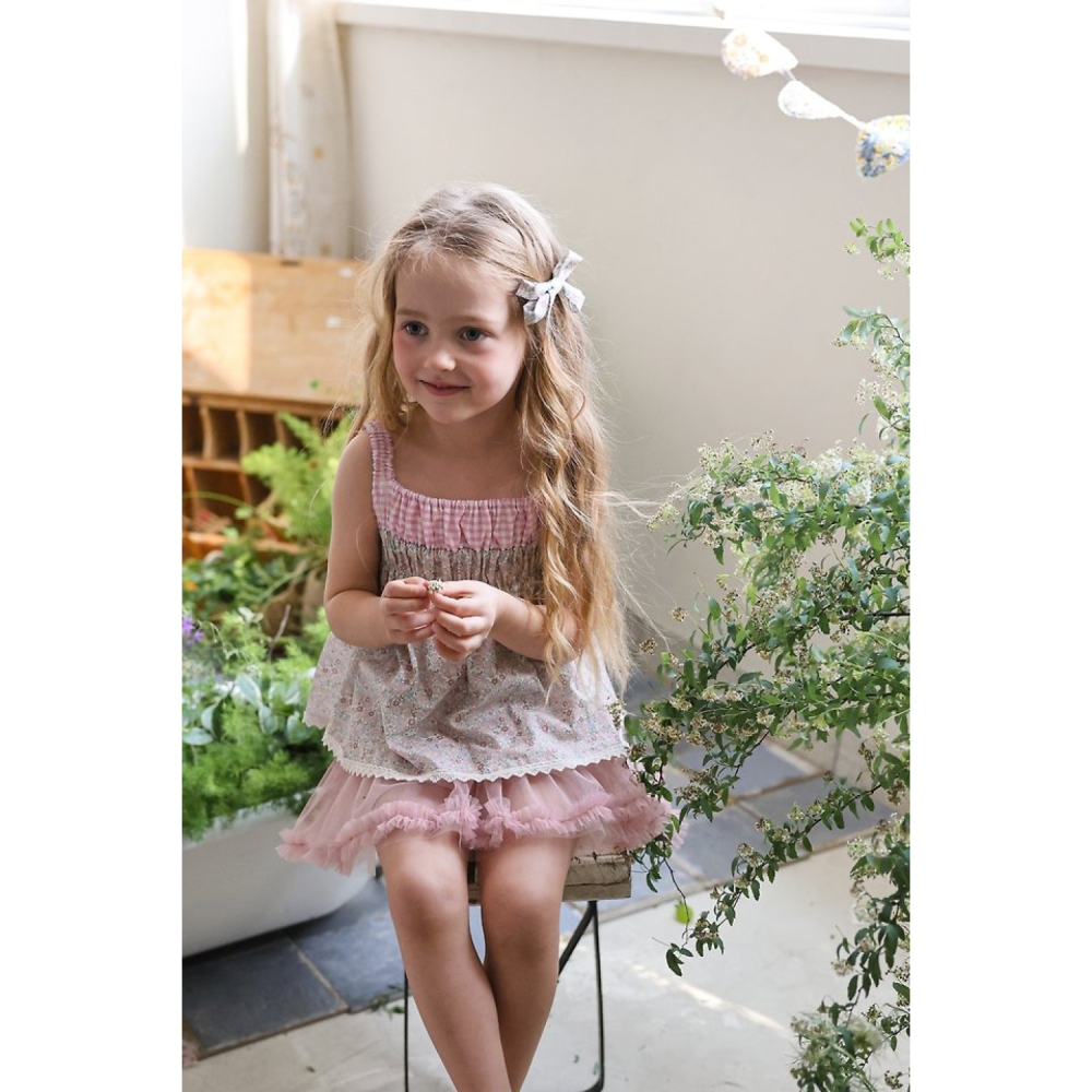 FLO 碎花拼接上衣-細節圖2