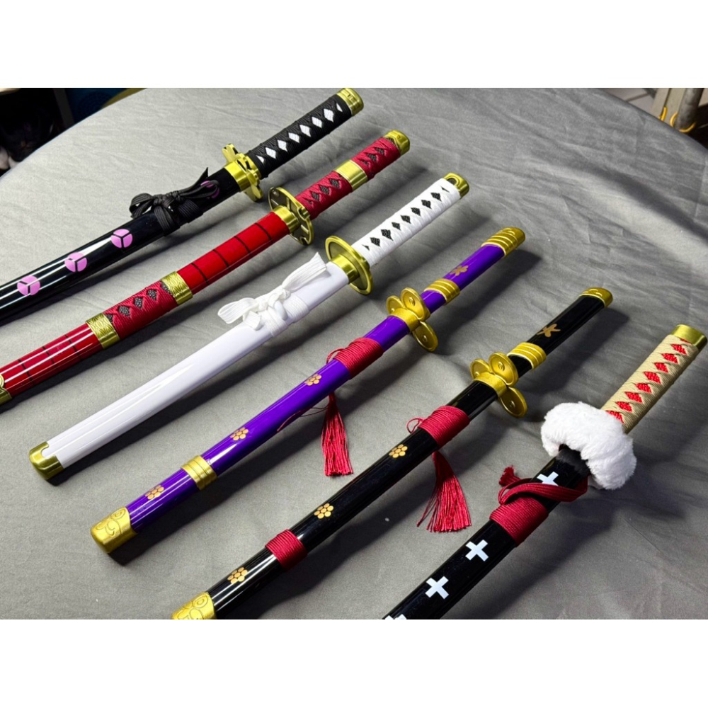 【海x王系列】45cm 小型武器模型刀｜不鏽鋼未開刃｜收藏展示用｜高比例還原｜附劍鞘-細節圖2