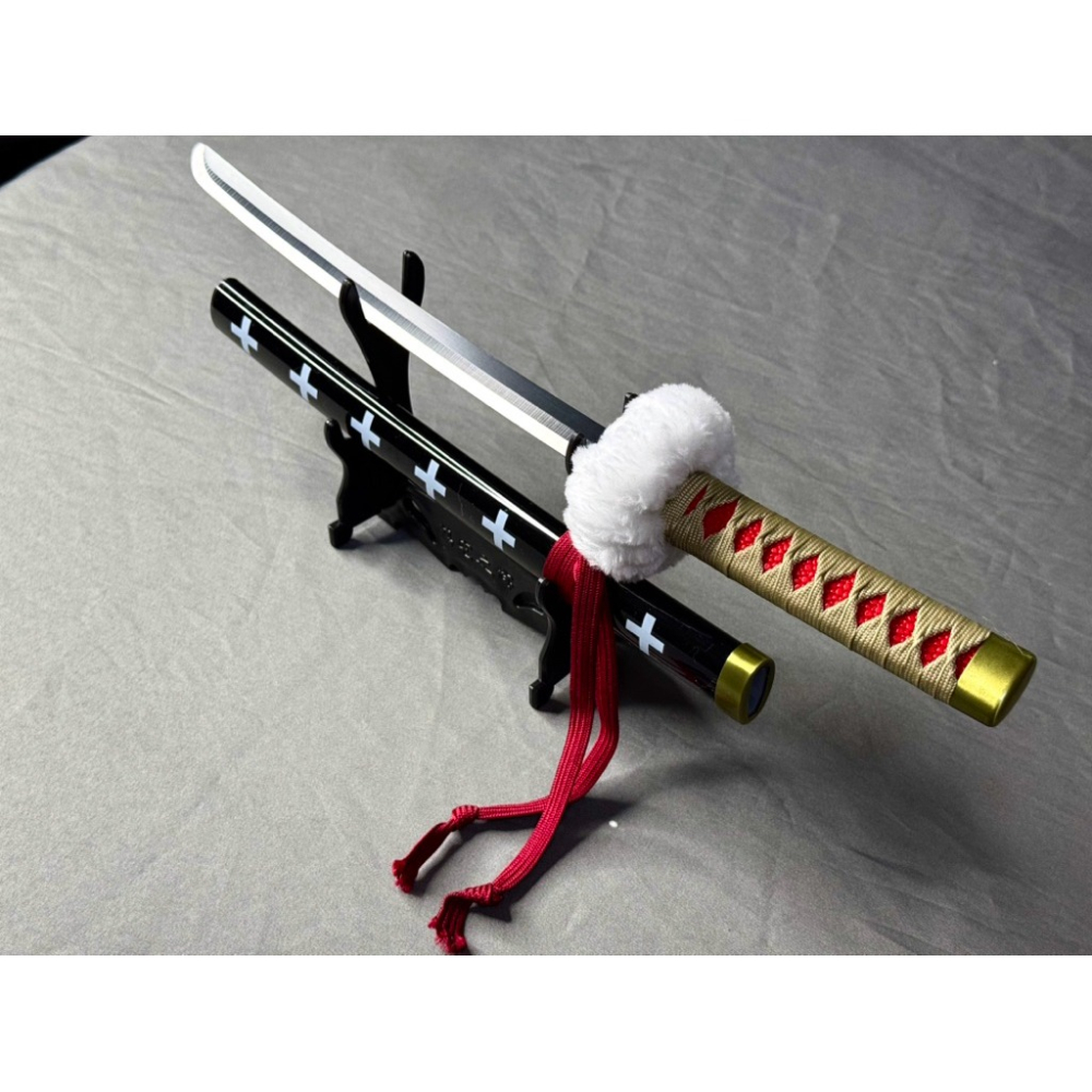 【海x王系列】45cm 小型武器模型刀｜不鏽鋼未開刃｜收藏展示用｜高比例還原｜附劍鞘-細節圖5