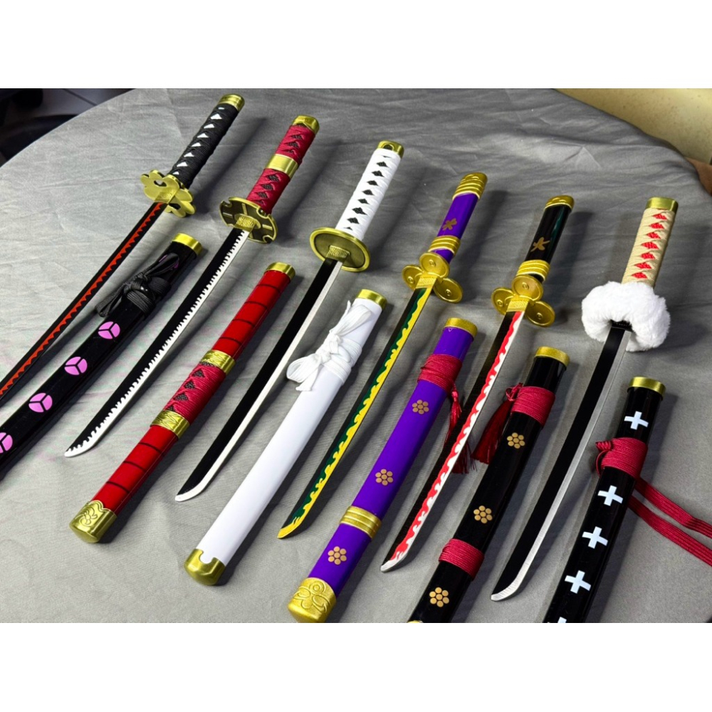 【海x王系列】45cm 小型武器模型刀｜不鏽鋼未開刃｜收藏展示用｜高比例還原｜附劍鞘-細節圖6