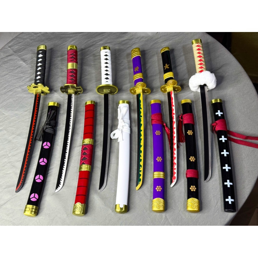 【海x王系列】45cm 小型武器模型刀｜不鏽鋼未開刃｜收藏展示用｜高比例還原｜附劍鞘-細節圖8