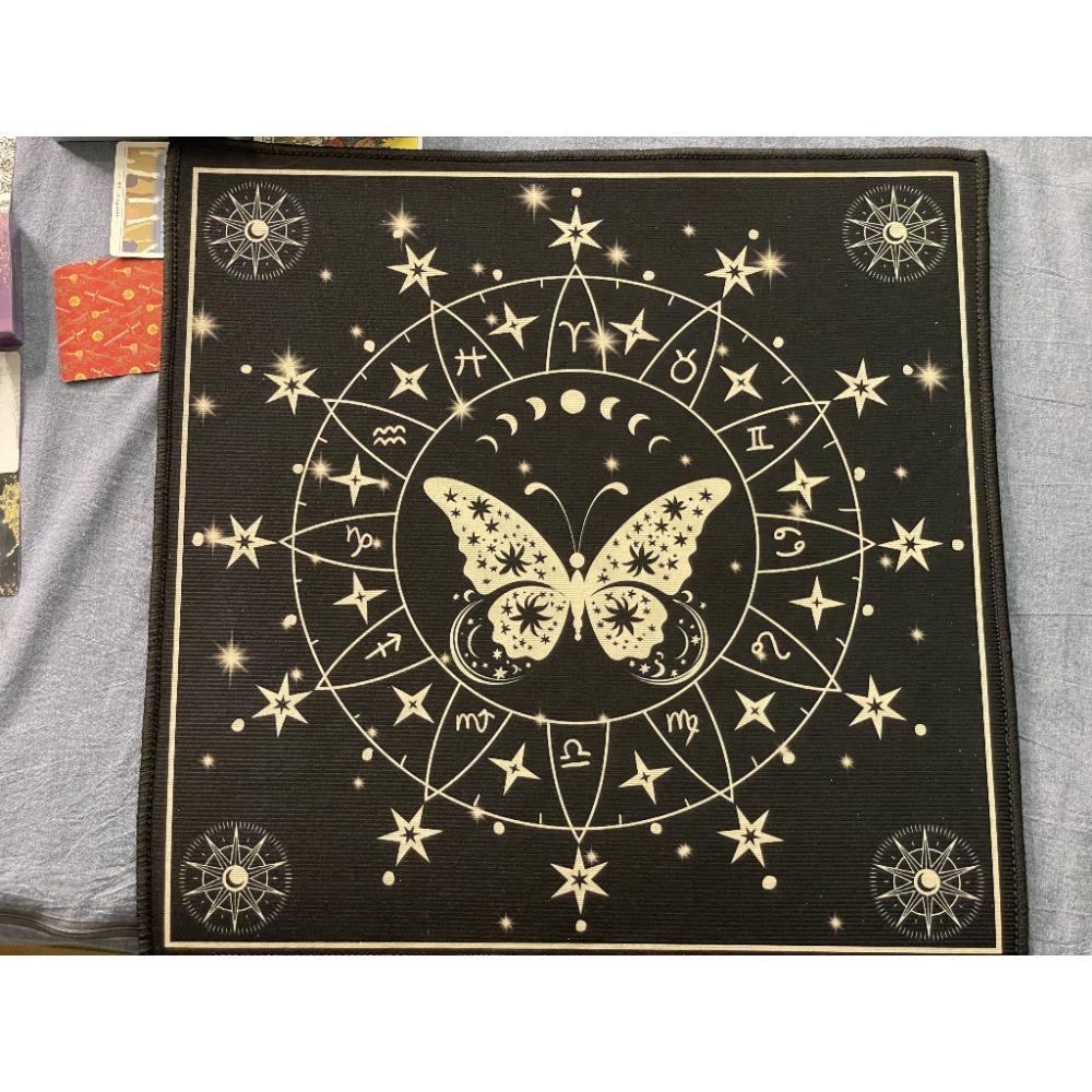Ｈ塔羅牌水晶絨墊 50*50cm