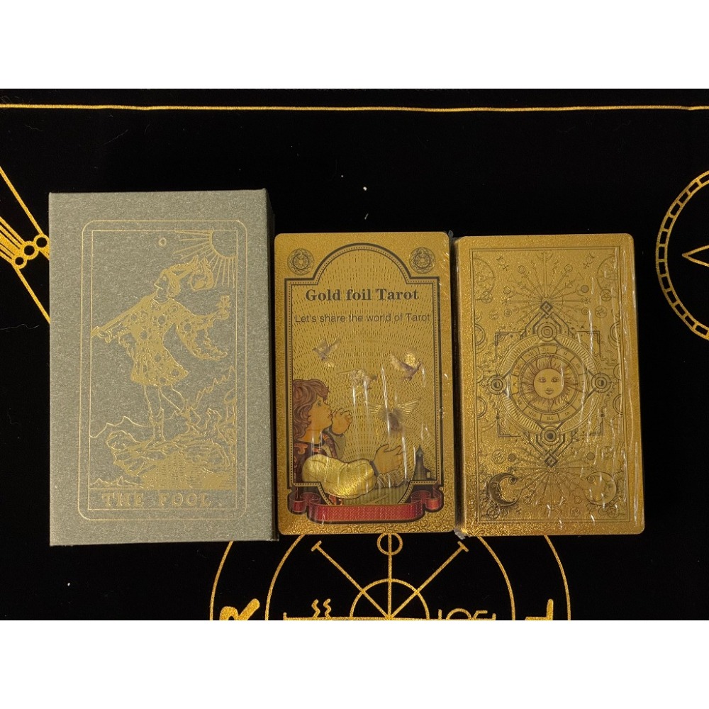 防水全新爆款塔羅牌全系列｜禮盒款/普通盒裝/神瑜卡｜復古/黑金/新藝術/偉特/占卜桌布組合-規格圖9
