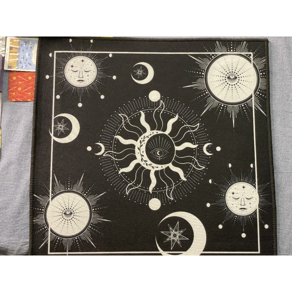 Ｄ塔羅牌水晶絨墊 50*50cm