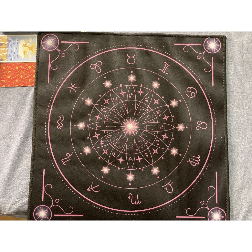 Ｅ塔羅牌水晶絨墊 50*50cm