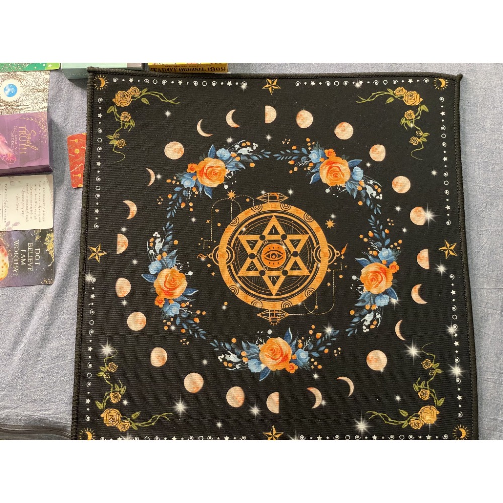 Ｉ塔羅牌水晶絨墊 50*50cm