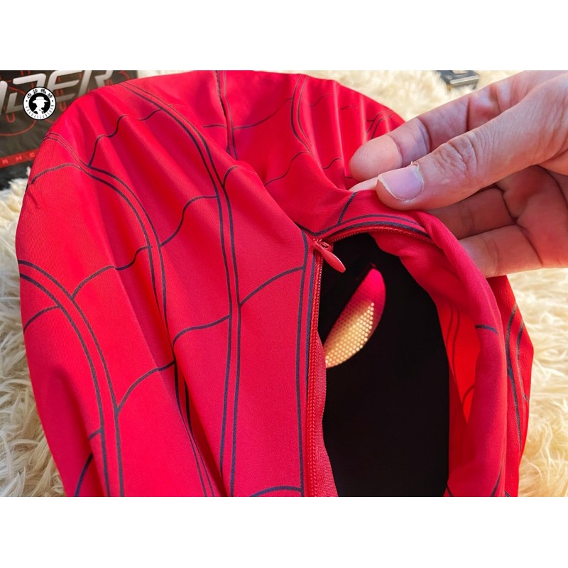 現貨蜘蛛人面具 電動頭套面罩 可眨眼 電影動漫人物 愛好收藏品 cosplay 交換禮物-細節圖8