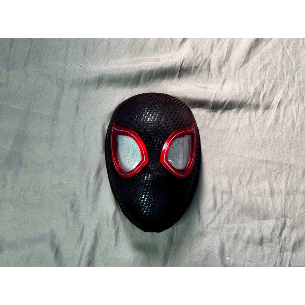 現貨蜘蛛人面具 電動頭套面罩 可眨眼 電影動漫人物 愛好收藏品 cosplay 交換禮物-規格圖9