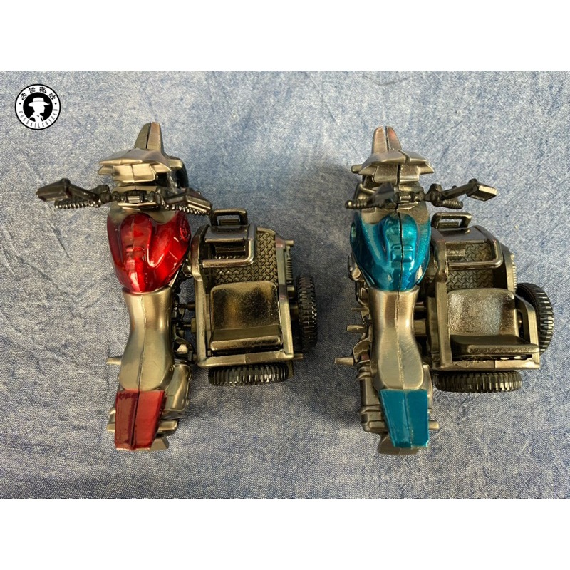 全金屬絕地求生吃雞三輪機車/220公克 長12公分/藍色紅色/盒裝/輪子可以滑動/動漫遊戲周邊/有獎徵答禮品/桌邊小物-細節圖7